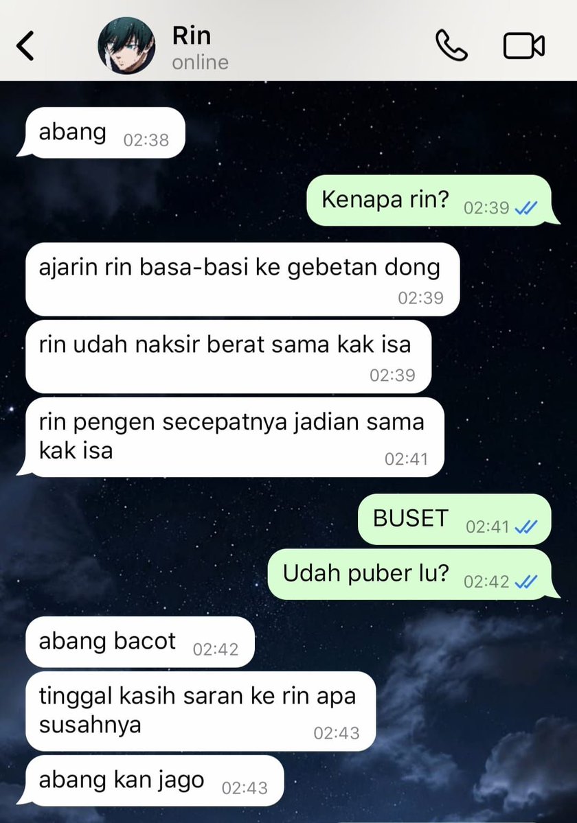 bllkfess's tweet photo. !bllkfic cw // BL , bxb , rinsagi, rnis highschool au

Rin cuma mau deketin kakak kelas yg dia suka. masalahnya, dia malah minta saran ke abang sendiri. kira-kira PDKT-nya bakal lancar ga yah? atau malah jadi absurd? if you're interested, drop your @ in the replies! ^^ https://t.co/qcsP7sjfN5