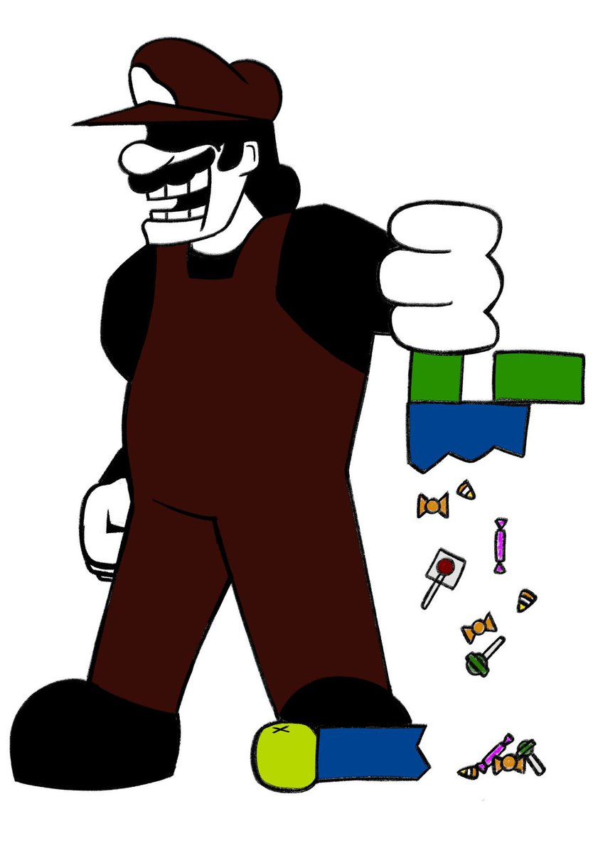 CenamicVA's tweet photo. This was my entry for the Pillar Chase Halloween maze, I wanted to post the cardboard cutout design on its own so here’s Mr. “Fun sized bars doesn’t get you far” himself https://t.co/9IKw3fhmDK