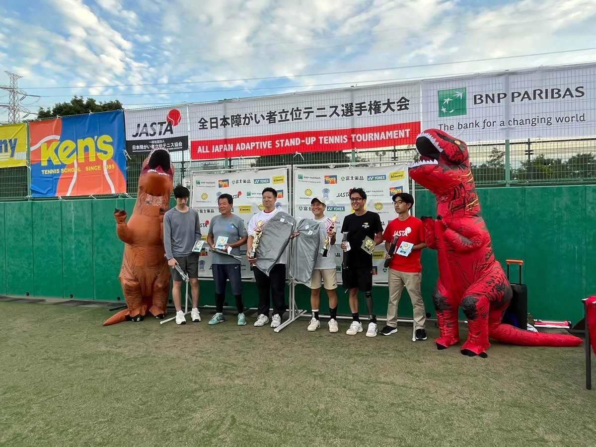 choko012911's tweet photo. 第5回全日本障がい者立位テニス選手権大会に出場し、優勝することができました！🎾🏆
何連覇かわかんないけど、これからも突き進みます！
次はアメリカダラス頑張るぞ！ https://t.co/PnkqY9Dxv1
