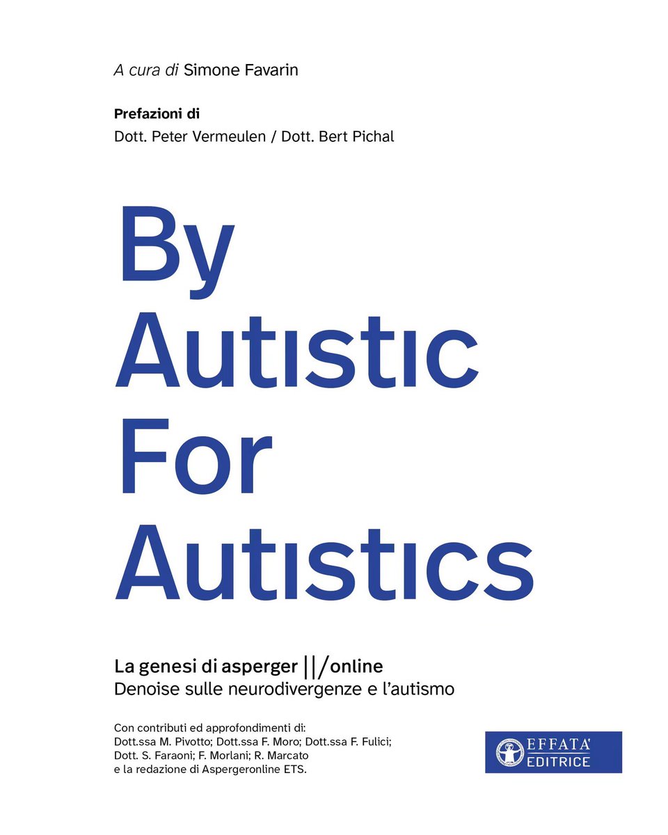 aspergeronline's tweet photo. Dentro By Autistic For Autistics ci sono voci, esperienze e prospettive diverse.

Ne abbiamo scelte alcune.

Il libro è disponibile su Amazon e nelle migliori librerie. Link: https://t.co/w5PBVbQFq8

#ByAutisticForAutistics #Aspergeronline #Autismo #Neurodivergenza https://t.co/Ff3dnWDWQo