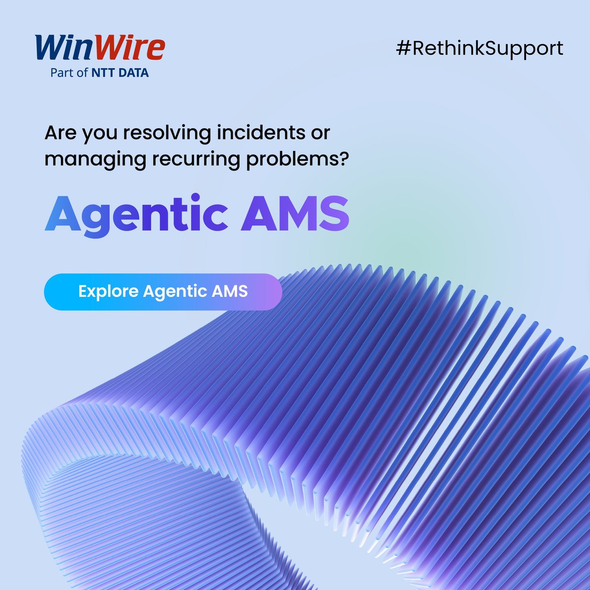 WinWire's tweet photo. Are you resolving incidents or eliminating recurring problems?

#AgenticAMS uses AI to identify patterns, attack root causes, and remove operational work. The best ticket isn't resolved faster. It's the one that never comes back. 
https://t.co/35kIo2OuSx

#ReThinkSupport https://t.co/jZz4t8CoA3
