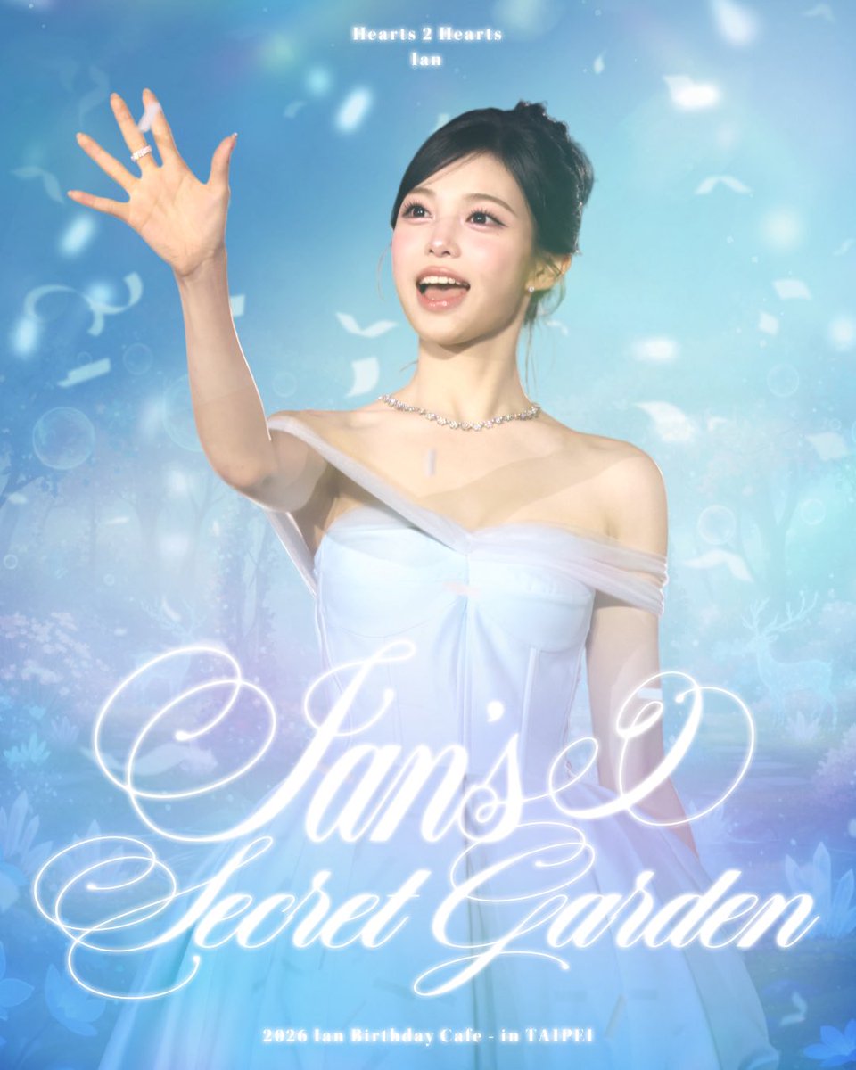 ianova_1009's tweet photo. 2026 IAN BIRTHDAY CAFE - IN TAIPEI🎀🐈

「IAN’S SECRET GARDEN 🌹」

🗓️🕓 𝟣𝟢/𝟪-𝟣𝟢/𝟣𝟣 𝟣𝟥:𝟢𝟢-𝟣𝟫:𝟢𝟢
📍 @susu_bar_ 
(台北市中山區新生北路二段𝟼𝟶巷𝟹𝟺號) https://t.co/Hk6ym8LhW9