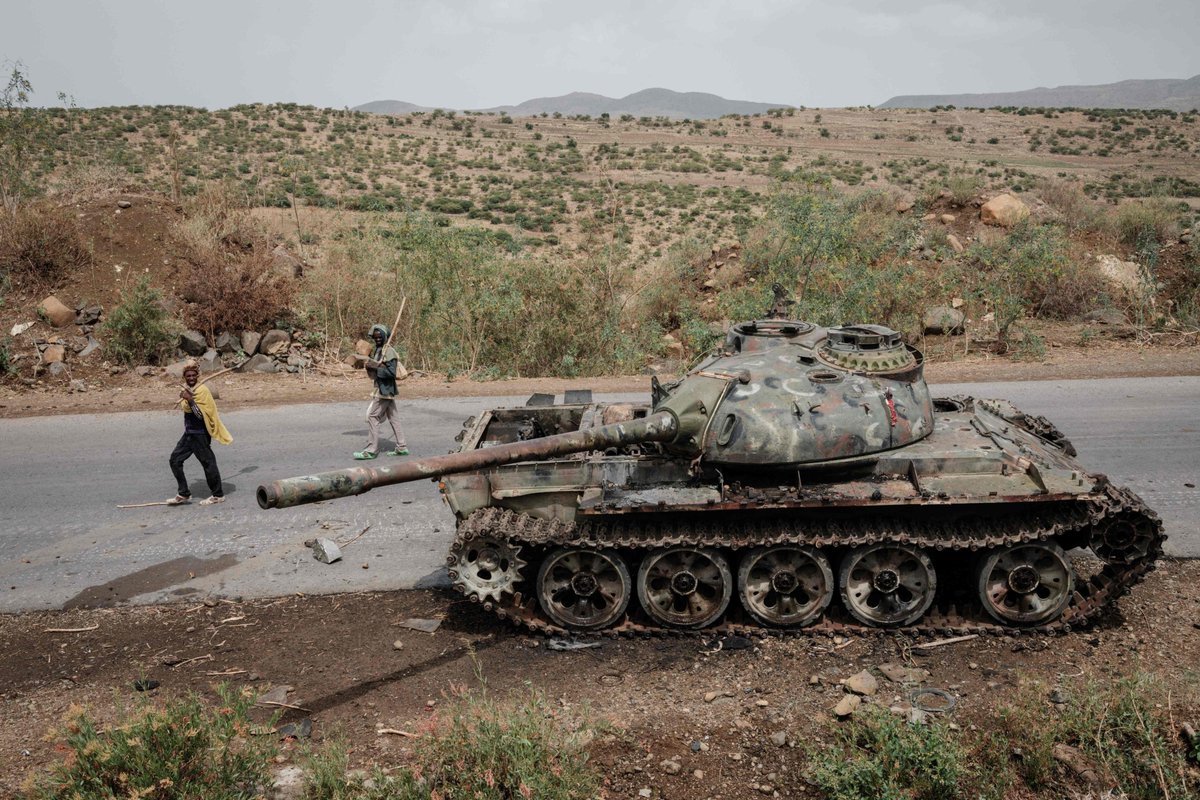 FellohTheDon's tweet photo. 🌍Fighting in Ethiopia's Tigray region is escalating, with Ethiopian government forces and allied fighters reported to have seized Mekelle as rebels withdraw.
Egypt, Eritrea, Somalia and Sudan have called for political and peaceful solutions.
#Africa #Ethiopia #Tigray #African https://t.co/jf8V1WSDdK