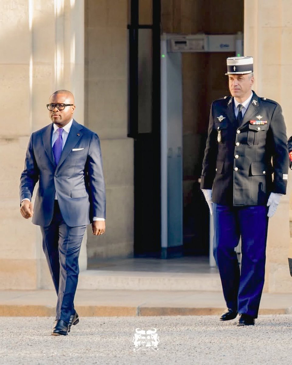 benintv1nfo's tweet photo. Diplomatie | Romuald Wadagni reçu à l’Élysée par Emmanuel Macron
Le Président béninois, Romuald Wadagni, en visite de travail en France, a été reçu ce lundi 5 octobre 2026 au Palais de l’Élysée par son homologue français, Emmanuel Macron.
#Benintvinfo #Benin #BeninDiplomatie https://t.co/xZLgksmTZS