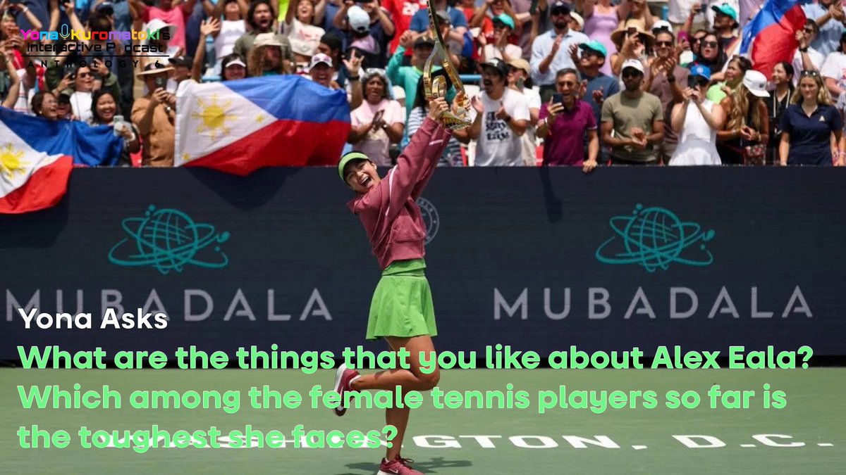 YKPlatform's tweet photo. Ealanation, it's your time to shine as YKIP celebrates 6 yrs w/our episode about Alex Eala! Drop your responses and we'll featured them at the end of it. 🇵🇭🎾
#alexeala #ykipanthology6 #ykip https://t.co/7y0KTg9tYe
