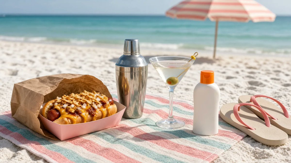 manateepost's tweet photo. There's a hot dog stand in Holmes Beach that will walk a chili-cheese coney to your beach towel. You just have to know your public beach access number. — Marina https://t.co/DSrY6l6hMn https://t.co/rtcECbEabz