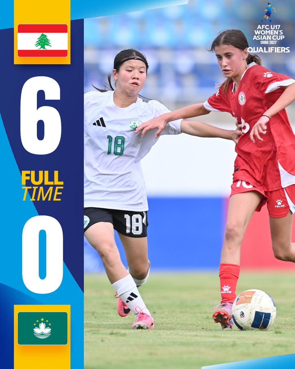 TheAWCL's tweet photo. Thailand 🇹🇭 and Lebanon 🇱🇧 set the early pace in #U17WAC Qualifiers Group F! https://t.co/2SwquBZDpL