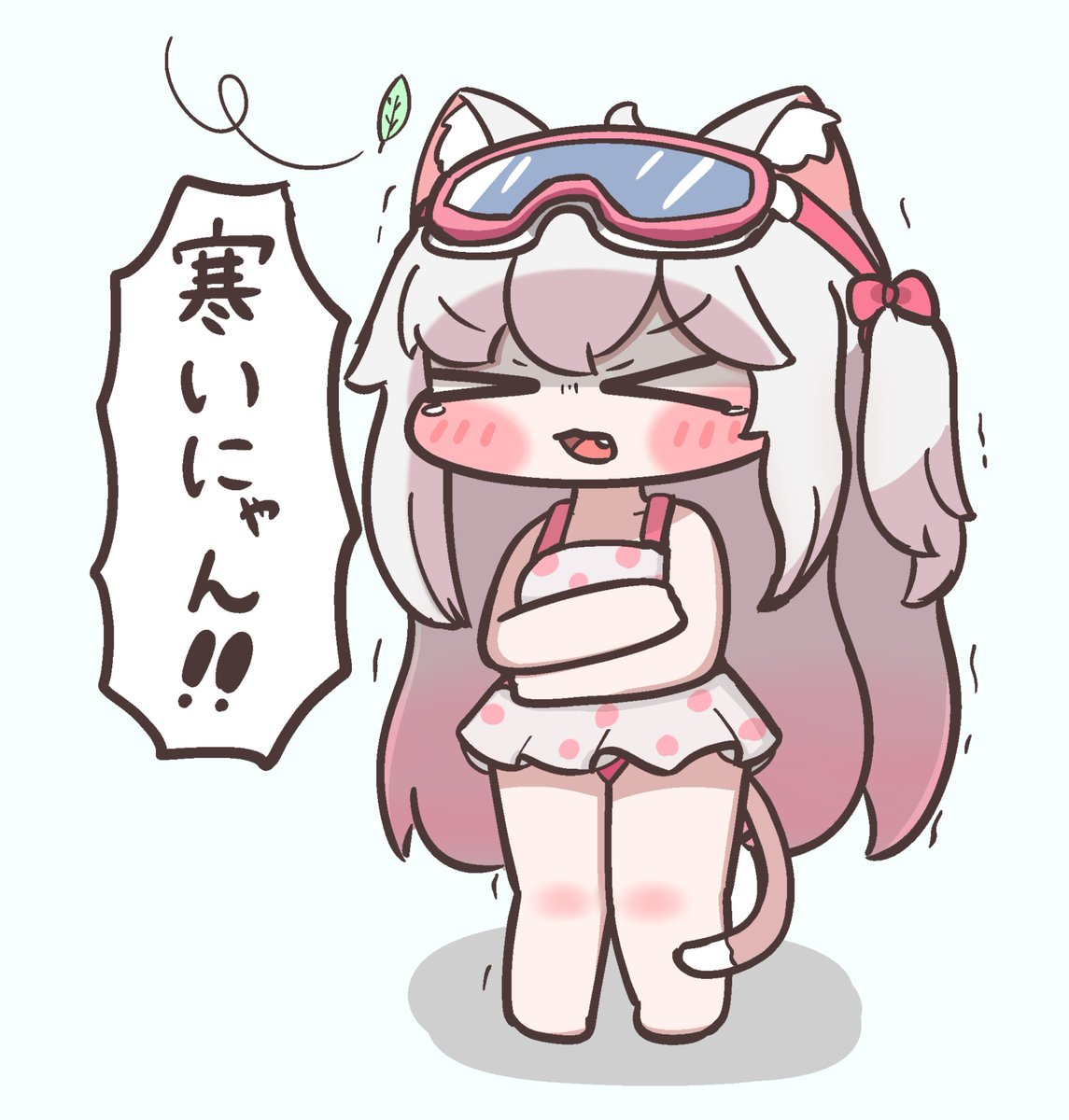 Yukrosansan's tweet photo. 10月に水着は流石に寒かった
#トリッカル https://t.co/h4OaEqu3NV