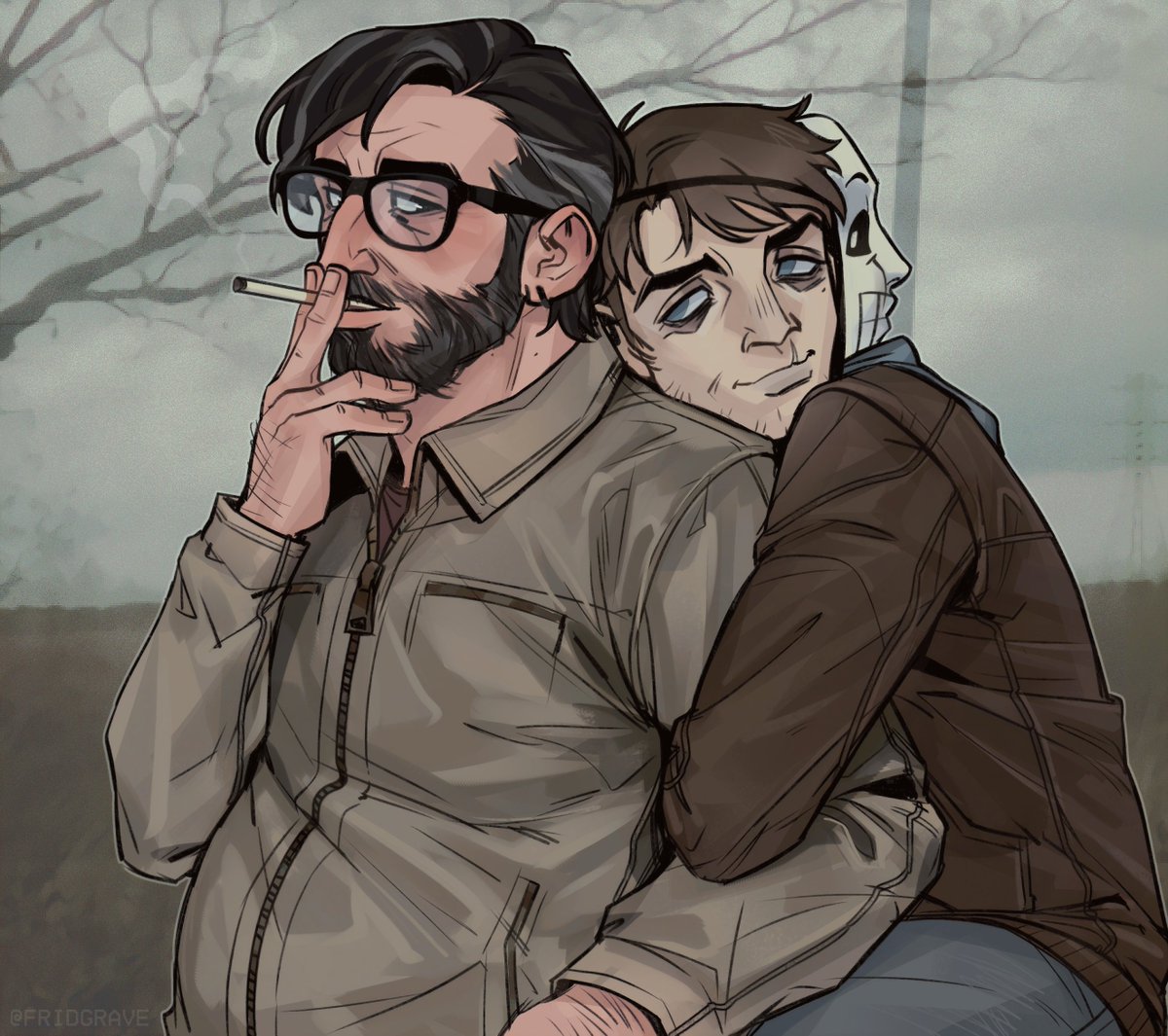 _fridgrave's tweet photo. this au makes me go rabid 
#marblehornets https://t.co/BCjnR6EmjL