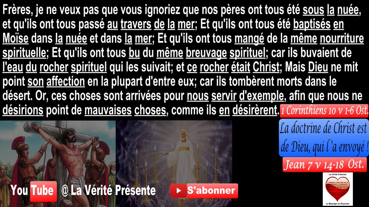 VeritePresente's tweet photo. #Doctrine de #Christ = {Doctrine du #Seigneur, doctrine de #Dieu,#Parole de Dieu, Parole de Christ, #Enseignement de #Jésus, #renoncement aux œuvres mortes, #foi en Dieu, doctrine des #baptêmes, #résurrection des morts, #jugement #éternel} https://t.co/RAk5u1rQhx https://t.co/PClKIzoqhZ