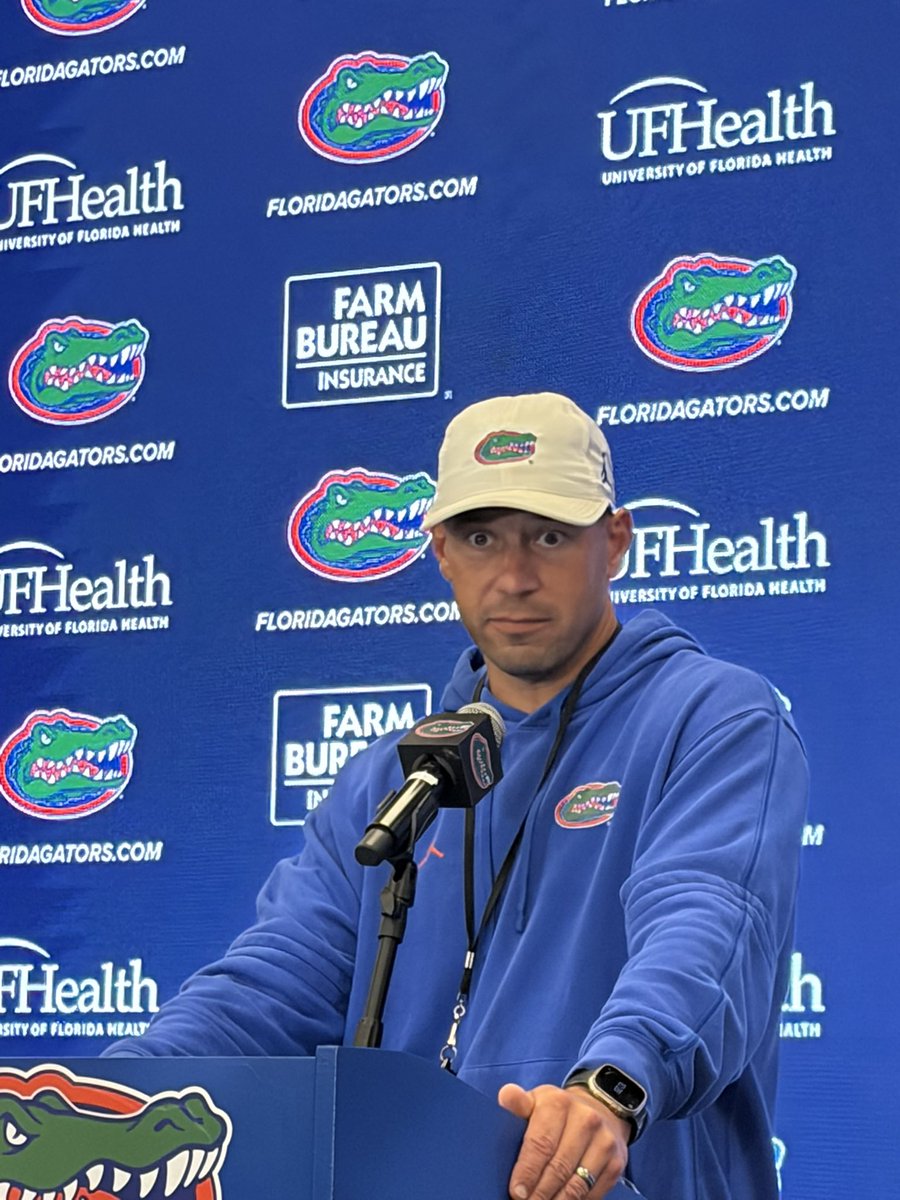 maxbernstein23's tweet photo. Jon Sumrall:

"The way we are built right now, we do not need to be living in a drop-back pass game the entire game. We need to play complimentary football." https://t.co/yn1quihPz3