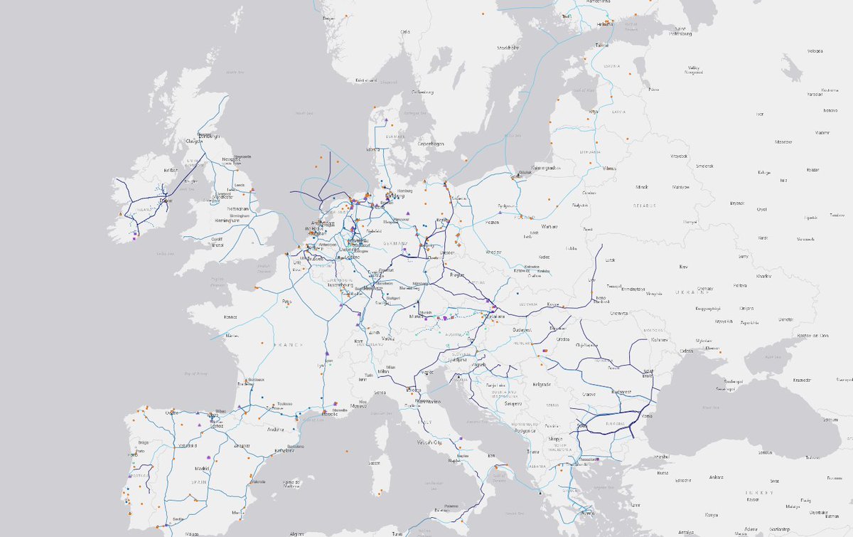 ENTSOG's tweet photo. 📢 Call for project promoters: Help shape the next update of the Hydrogen Infrastructure Map!

🤝Developed by @ENTSOG, @CEDEC, @Eurogas, @gd4s_eu , @GEODE_EU  and @GIEBrussels, the map provides a pan-European overview of hydrogen infrastructure projects planned for the coming years.

🗺️The map currently features more than 600 hydrogen projects and supports transparency across the hydrogen value chain.

📝 Project promoters can:
🔹 Submit new project information via the online form
🔹 Update existing mapped projects by contacting the project team
🔹Contribute until 20 October 2026

🗞️Read the Press Release: https://t.co/SAbubsoA9W
🌐 Explore the Hydrogen Infrastructure Map and submit your project information: https://t.co/hqsQ4SAXNs