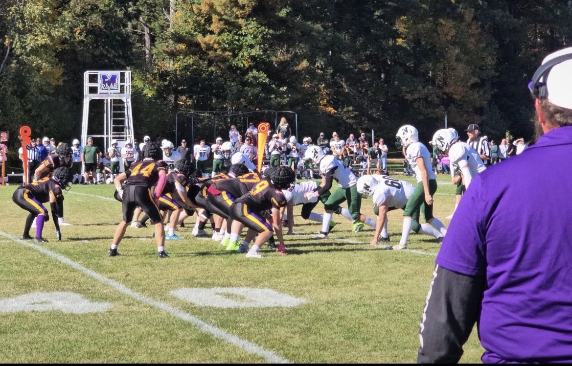 MascomaFootball's tweet photo. Very Proud of our young royals this past weekend! Played a tough, experienced Newfound Bears team, hung with them all game! 

Newfound 40 Mascoma 20 Final. 

#FAMILY https://t.co/fVp8WamQns