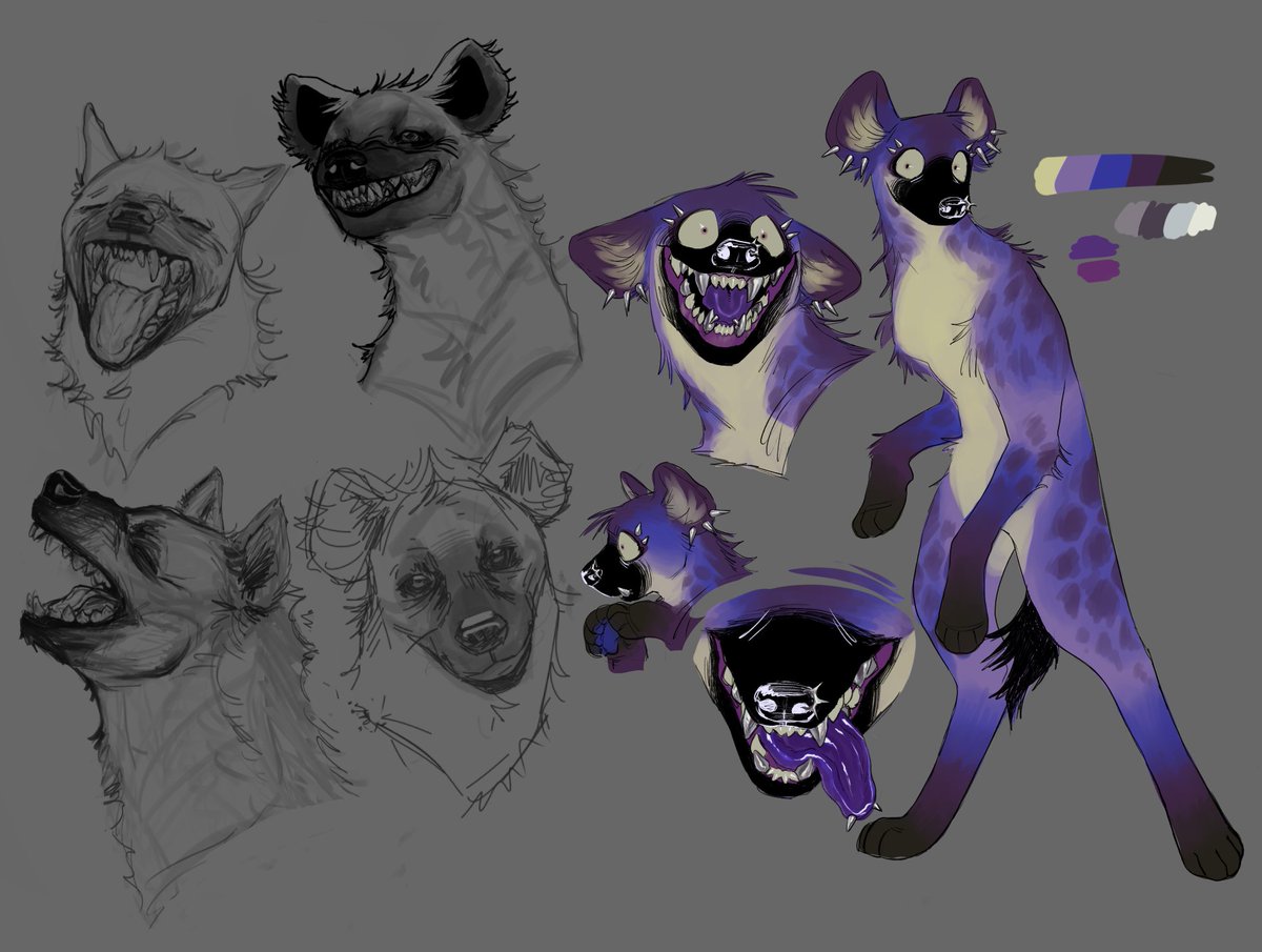 M0XCL0WN's tweet photo. practicando animalitos;
hyena, lemur de madagascar y gatito tilcayo https://t.co/C5sXqWme7W