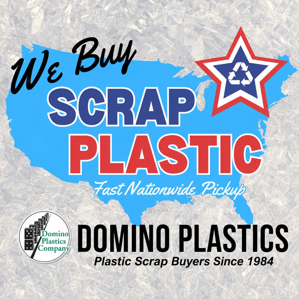 Domplas's tweet photo. We Buy Scrap Plastic — Most Types &amp; Forms
Domino Plastics purchases a wide range of post-industrial plastic scrap, including polyester, nylon, HIPS, PP, PC, PET, LDPE, and more.
 Text: (516) 972-5632
 Call: (631) 751-1995
 Email: Joe@domplas.com
 Website: https://t.co/eJik3VpqtI https://t.co/X40srg9tuH