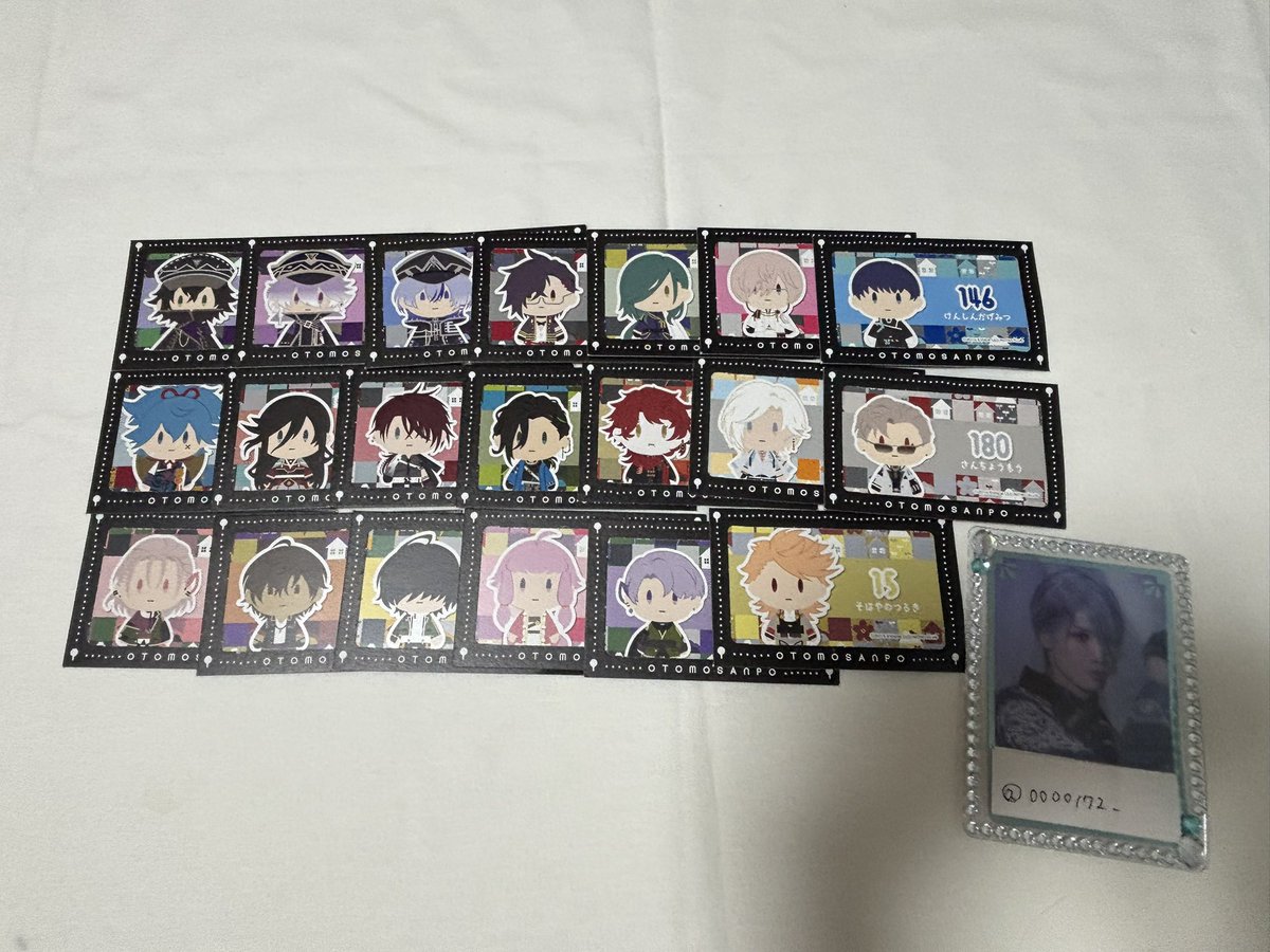 0000172_'s tweet photo. 【交換】フリューくじ　刀剣乱舞ONLINE　御伴散歩　ぽちくじ 半券

譲:水心子、清麿、大慶、明石、青江、亀甲、謙信、小夜、和泉守、後家、笹貫、三郎、雲次、山鳥毛、村雲、大倶利、桑名、北谷菜切、五月雨、ソハヤ

求:山姥切長義、山姥切国広

郵送でのお取引希望📮
お気軽にお声がけお願いします https://t.co/0Q35xF8xoP