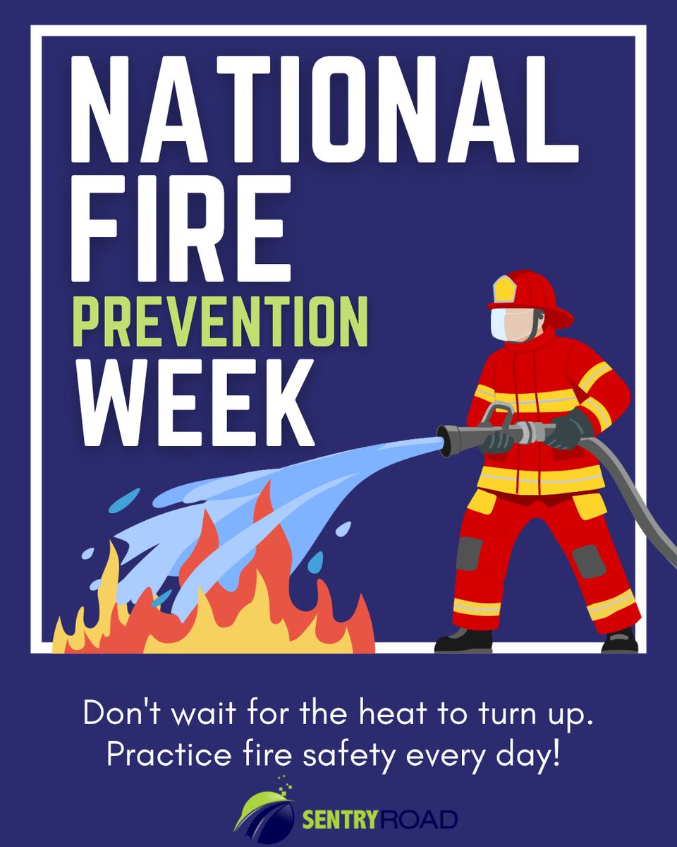 Sentry_Road's tweet photo. Don't wait for the heat to turn up. π₯ From checking cab extinguishers to safe device charging, practice fire safety on every shift.
Elevate your standard with Sentry Road.
#FirePreventionWeek #SentryRoad #FleetSafety #RequiredReadiness #SafetyFirst #DOTCompliance https://t.co/3eQZF75Soo