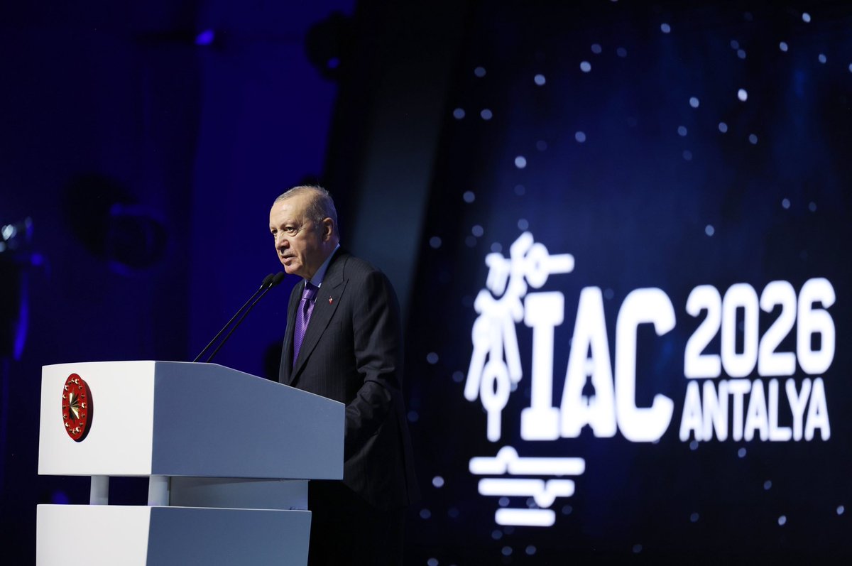 trpresidency's tweet photo. “We have never allowed Türkiye to lag behind in the space race” https://t.co/clX81rbx04 https://t.co/clvaJ2P13g