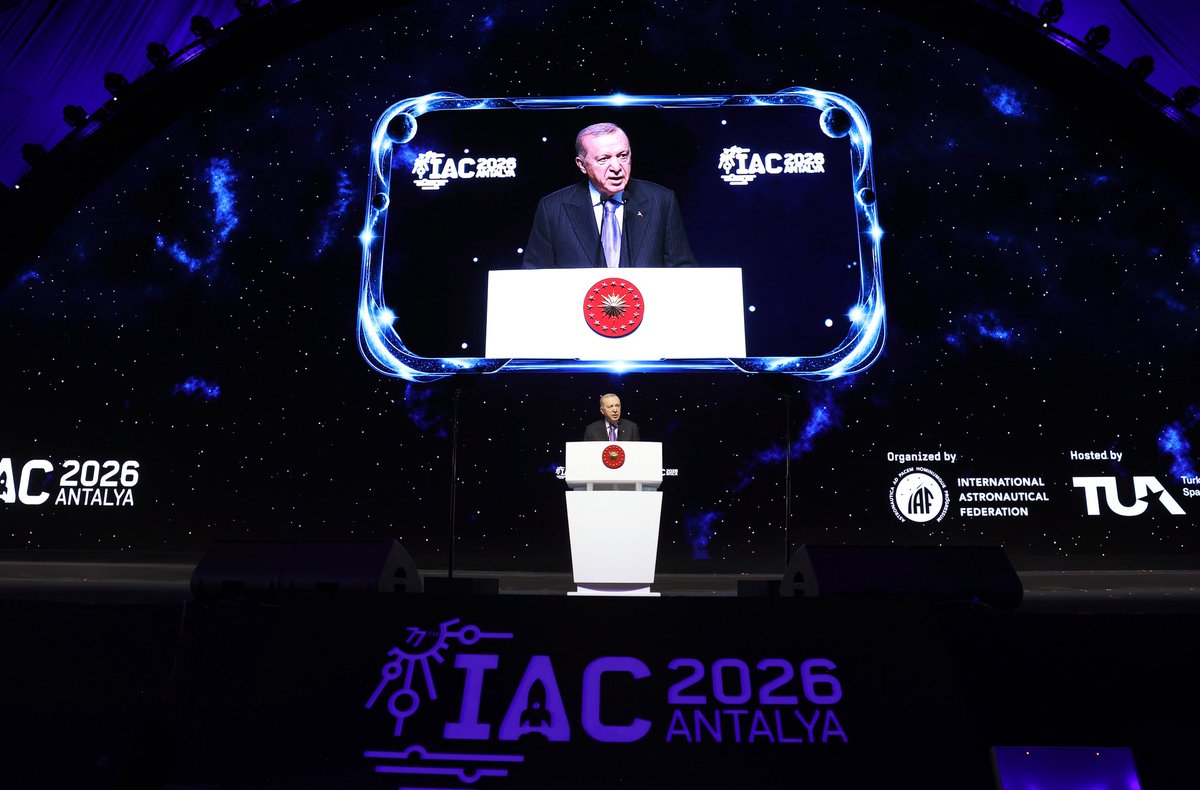 trpresidency's tweet photo. “We have never allowed Türkiye to lag behind in the space race” https://t.co/clX81rbx04 https://t.co/clvaJ2P13g