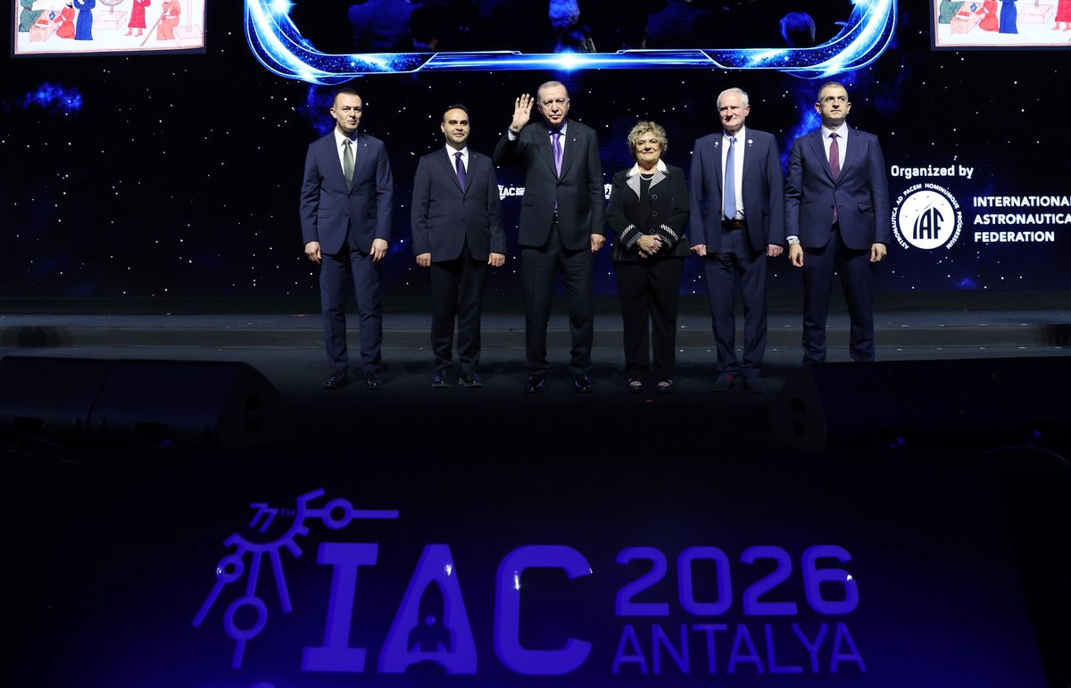 trpresidency's tweet photo. “We have never allowed Türkiye to lag behind in the space race” https://t.co/clX81rbx04 https://t.co/clvaJ2P13g