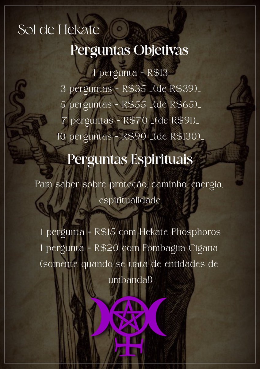 sunnete777's tweet photo. Oieee, me chamo Sol e sou o cartomante que você precisa!
Consultas sempre realizadas entre sábado e domingo
Khaire Hekate Phosphoros! https://t.co/9FTVeoKrUx