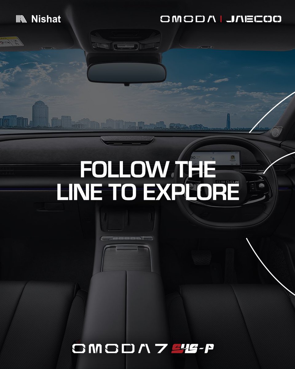 OmodaJaecooPK's tweet photo. Luxury isn't just what you see. It's what you experience.
From refined comfort to intelligent features, the OMODA 7 SHS-P transforms every drive into an experience that feels truly exceptional.
#OMODAJAECOO #OMODA7 #SUVWithinYourReach #NishatGroup #InternationalUserSummit https://t.co/FPQv4B3zHV