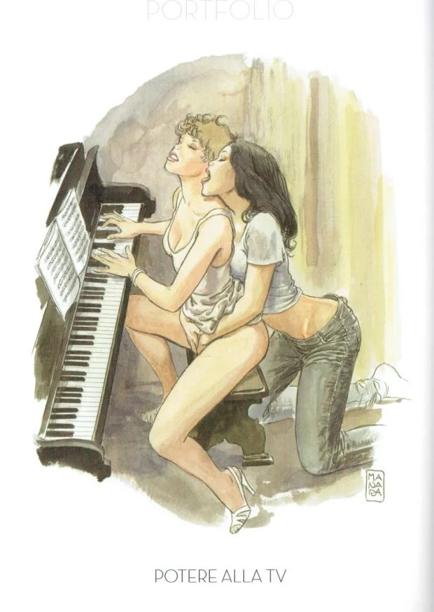SavageComics's tweet photo. Milo Manara https://t.co/yvKUs3JeLd