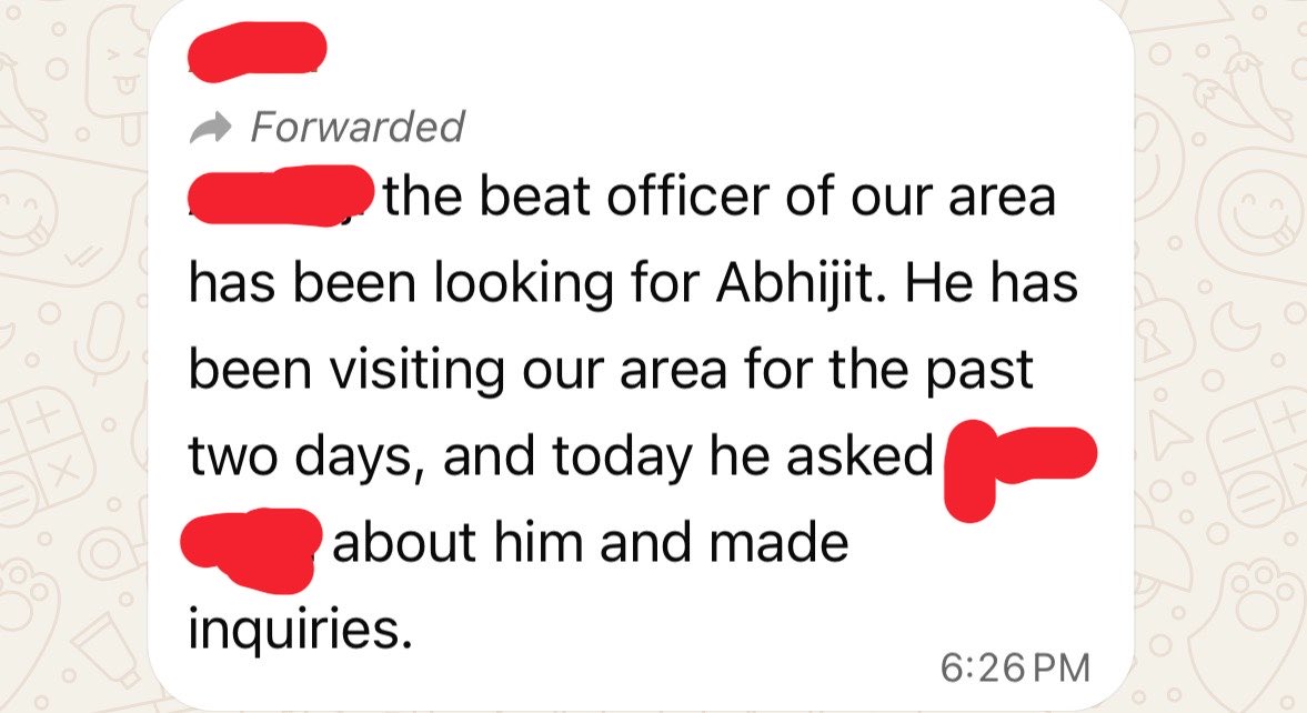 abhijeet_dipke's tweet photo. Dear @DelhiPolice, I am still in my hometown. 

Please send your officers on 10th Oct to Airport. I’ll see you there! https://t.co/QlJtOqFKkd