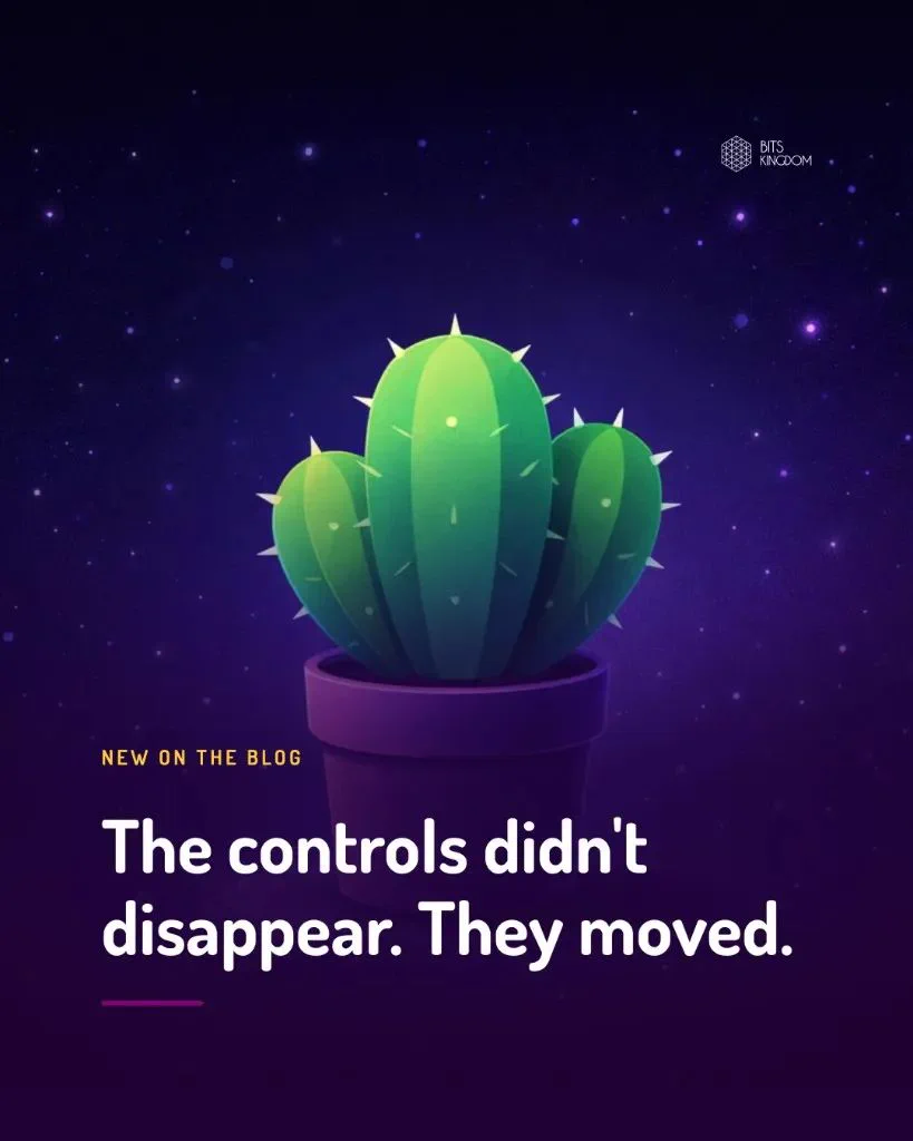 The controls didn’t disappear. They moved.