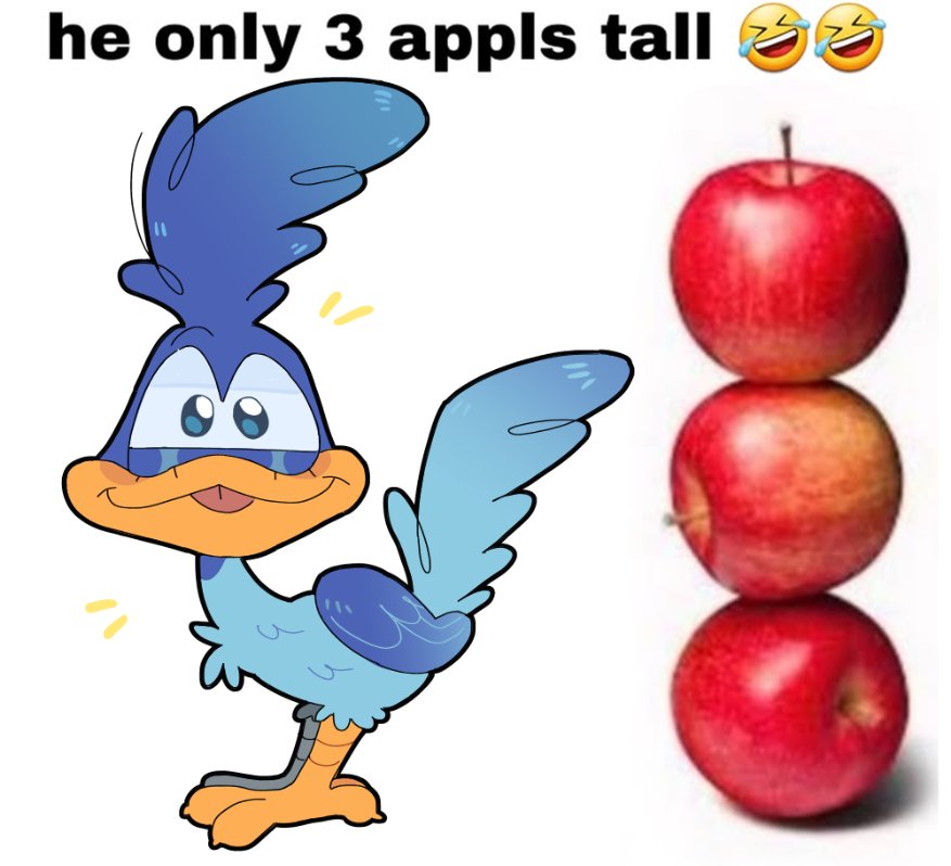 s_maddzz's tweet photo. Bro is only 3 Apple tall 🍎🍎🍎
#roadrunner #coyotevsacmeㅤㅤ https://t.co/m6pGE1bwwx
