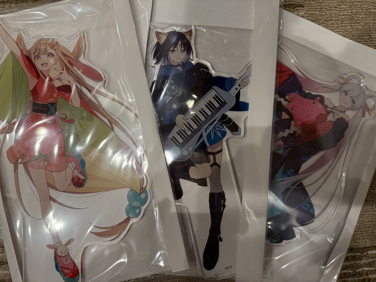 rinakoe's tweet photo. こたらも池袋アニメイトでついつい買ってしまった、 #超かぐや姫！ の、BIGアクスタ3人組み https://t.co/EOfiwa4WU2