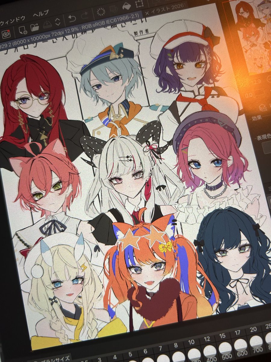 unchiKongnosub's tweet photo. 地獄の9人分の塗りが始まる https://t.co/G6h41hCRsd