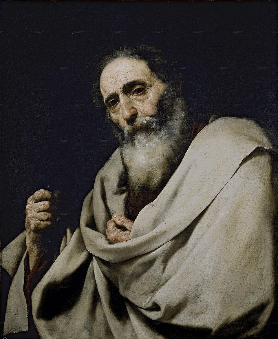 arte_angela's tweet photo. JOSÉ DE RIBERA
Pintor Español
1591-1652
Museo del Prado
Óleo s/ Lienzo - 77x64 cm
"San Bartolomé" https://t.co/i80C6zl9Wy