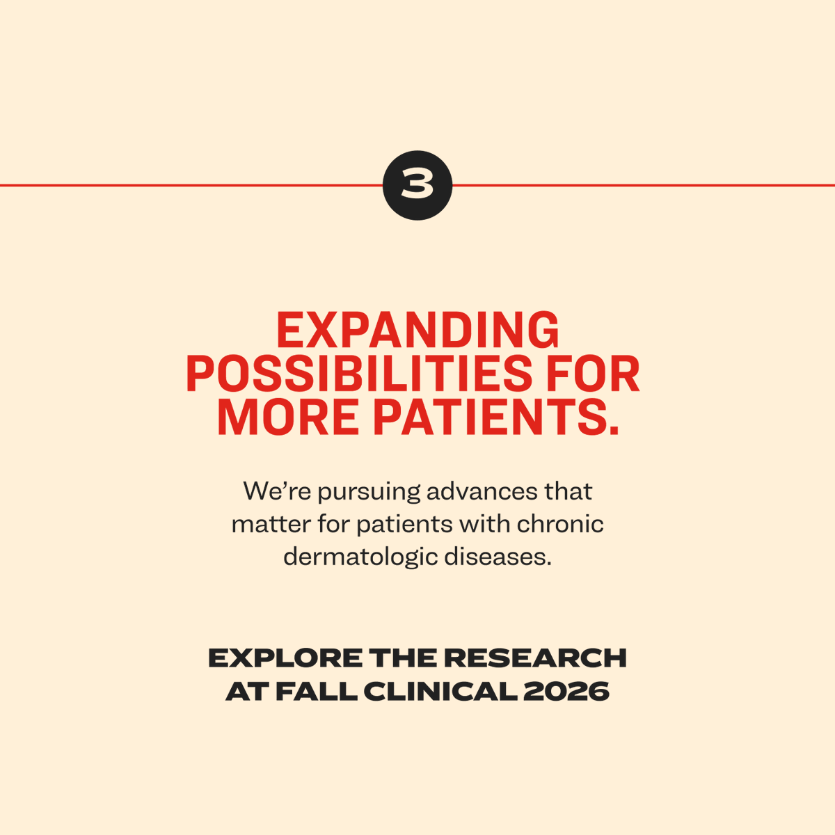 EliLillyandCo's tweet photo. What does scientific progress in chronic skin disease look like? At #FallClinical26, Lilly will share new dermatology research across areas including atopic dermatitis and the intersection of psoriasis and obesity. See what’s ahead: https://t.co/4quQlcn3in https://t.co/AWiI1EjJDa