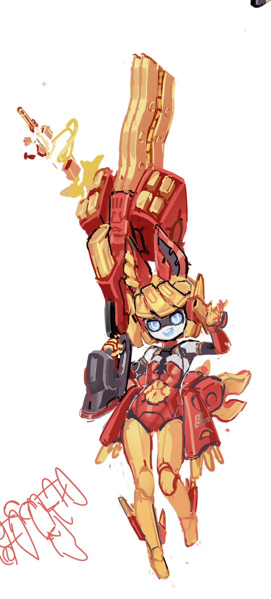 lordyanyu's tweet photo. French fries fox https://t.co/vXDXxMhVx8