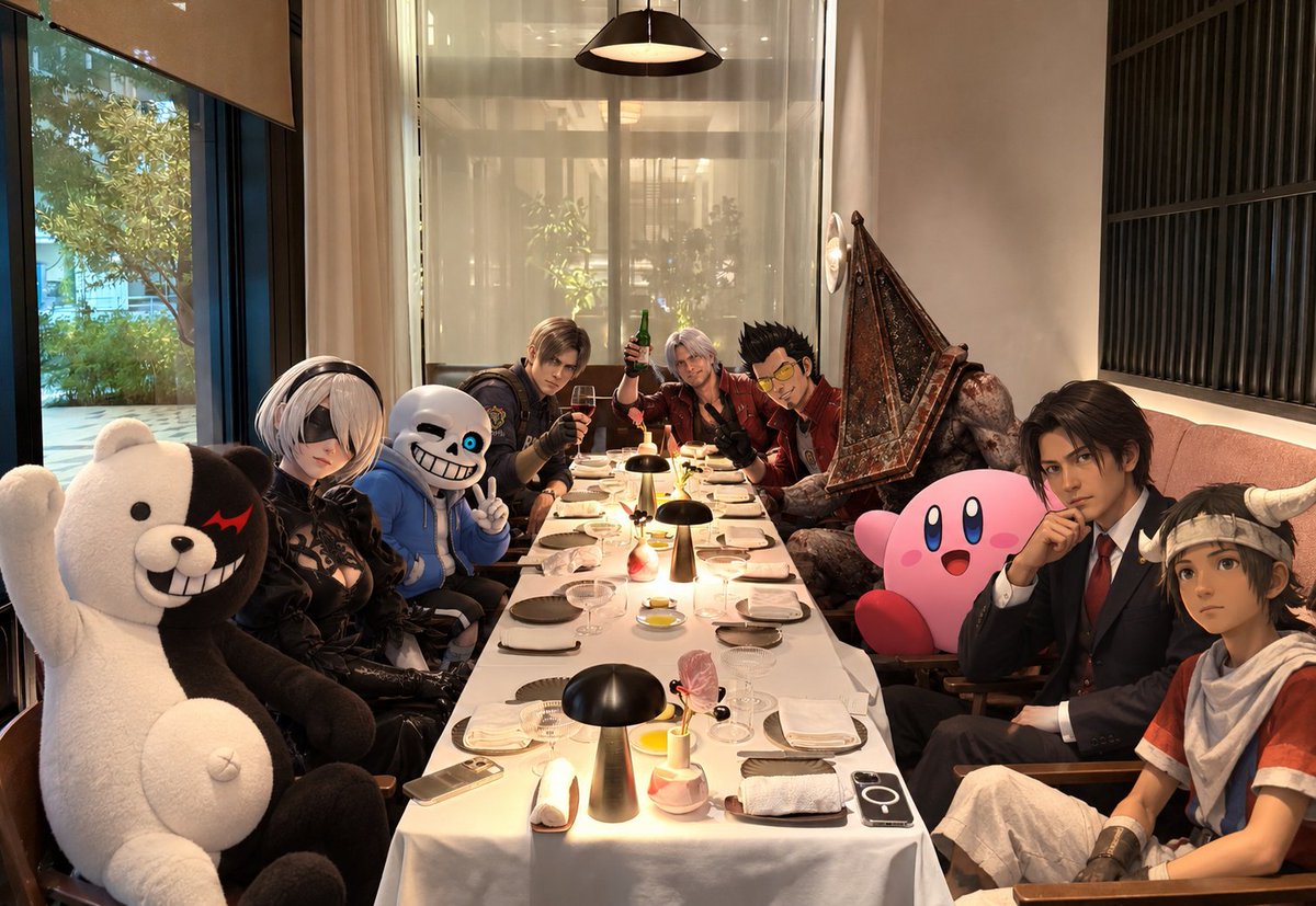 アベンジャーズ風コラージュ画像