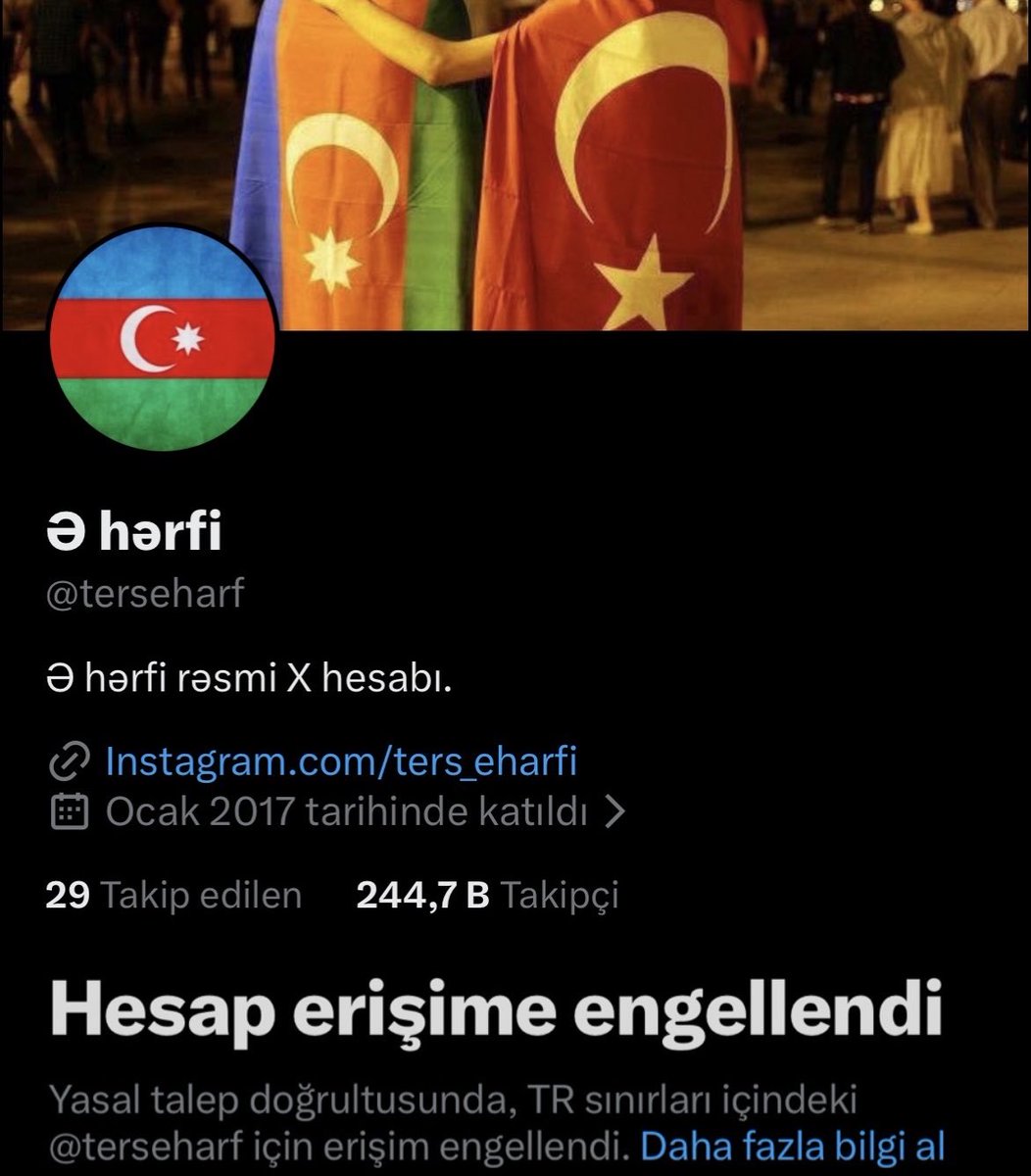 terseharfi's tweet photo. Bugün hesabım 2.kəz haqsız yerə heçbir sebep belirtilmeden erişimə əngəllənmiştir. 

Yeni hesabımı takip edin, burdan devam edəcəyik  👉🏻 @terseharfi     🇦🇿🫂🇹🇷 https://t.co/kcc2G1T3rr
