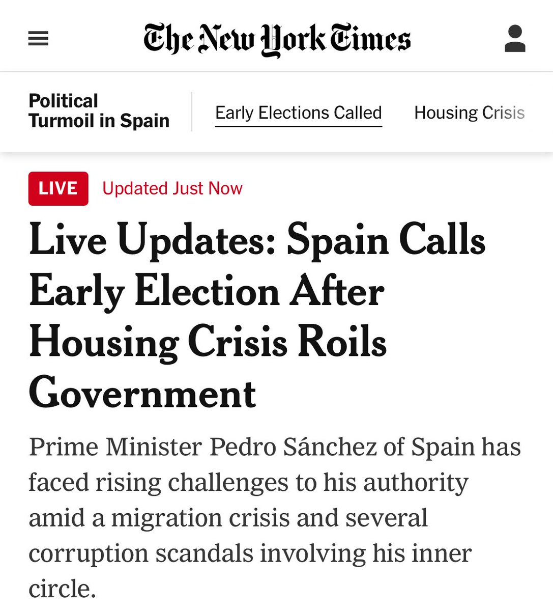 emiliotgonzalez's tweet photo. #Spain, @NATO’s weak link, to hold early elections on Nov 29. Originally planned for next year.

The far-left ruling Socialist/Communist/Separatist coalition is a disaster.

Elections fueled by major discontent over housing, massive corruption, immigration and foreign policy. https://t.co/y3J7ZokbAA