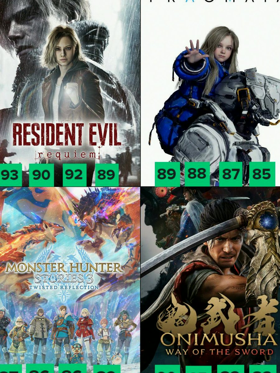 JasonSanchqdh's tweet photo. Capcom has Released 4 New Games in 2026. Resident Evil Requiem, Monster Hunter Stories 3, Pragmata, and Onimusha: Way of the Sword have all been very successful both critically and financially.
#Dota2 #Endless https://t.co/fK3wt6SVdi