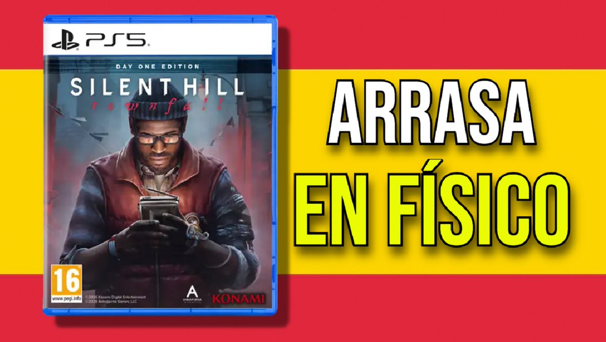 PlayVerso's tweet photo. Nuevo revés para el futuro solo digital en España: el 83% de las ventas de Silent Hill: Townfall han sido en formato físico.

"Pero no es el único juego que ha brillado en este formato".

https://t.co/dAtxbPeBMq

#PS5 https://t.co/jKzQKVJoMs