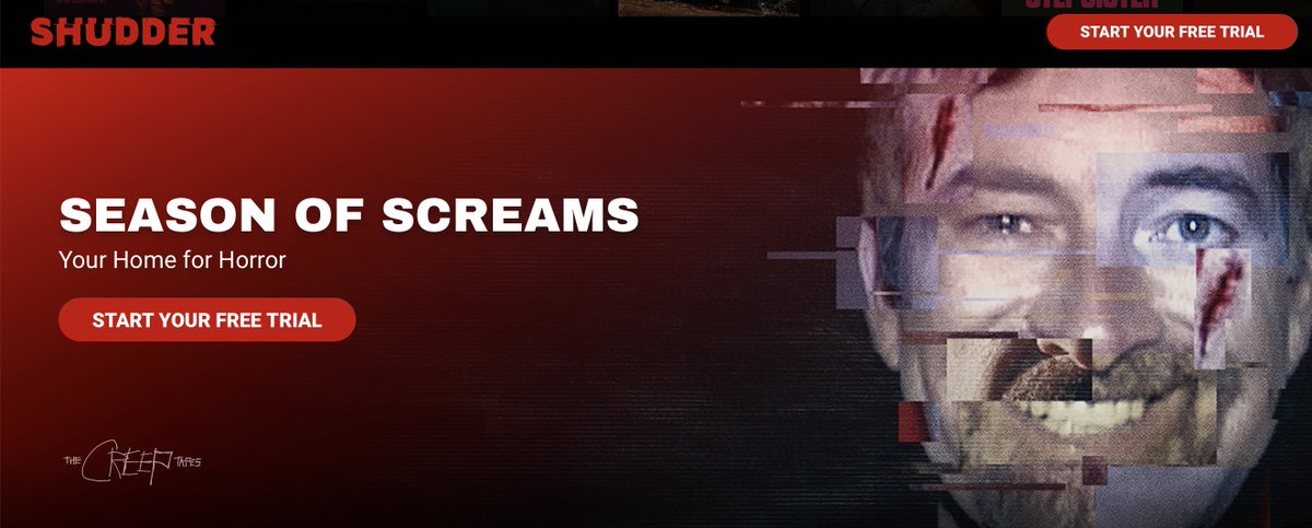 MarkDuplass's tweet photo. so here's the thing there are 3 Seasons of THE CREEP TAPES waiting for you on @Shudder and who the hell needs another streaming service but the thing is they have a free trial-can you watch 18 episodes in under a week-happy halloween! https://t.co/1JJkhDQDPK