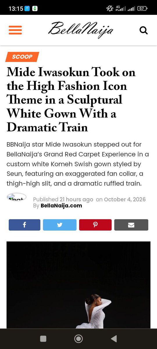 MideCreme's tweet photo. What a beautiful write up! 
@Mide_iw didn't come to participate to a @bellanaija fashion event. SHE CAME TO MAKE A FASHION STATEMENT and we all witnessed it. Full article on https://t.co/5BSgLQUfJ1 https://t.co/ilvVTdnoPy