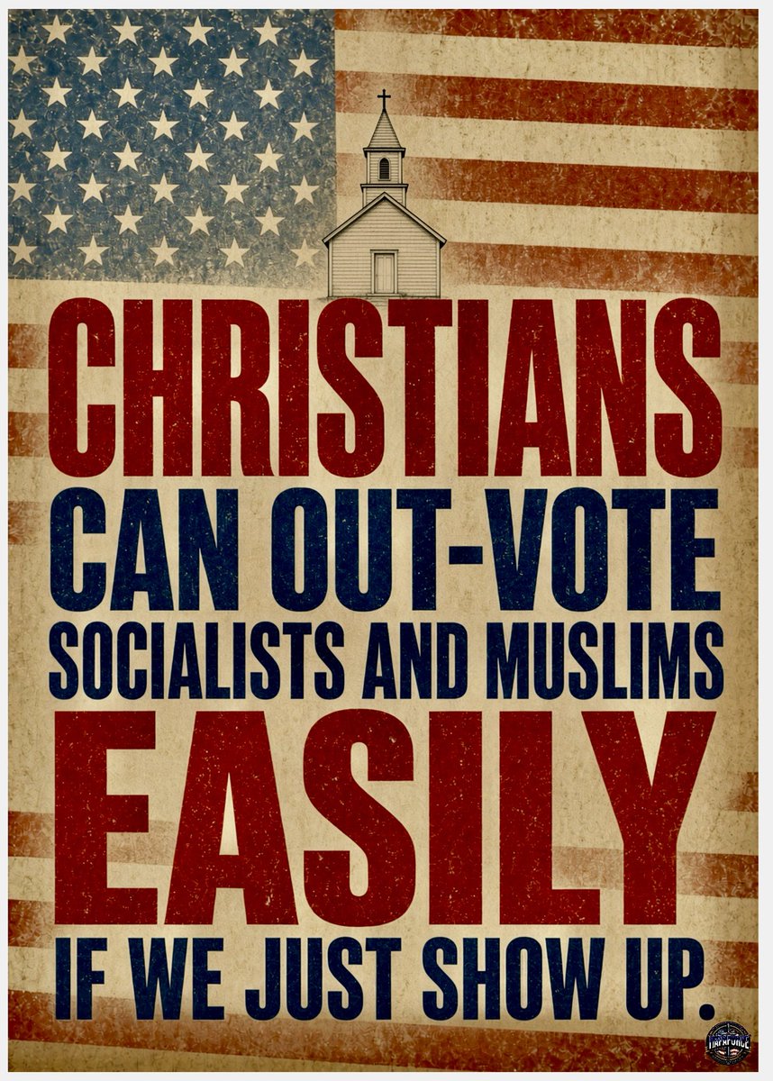 MAPAForce's tweet photo. @libsoftiktok Christian’s get out and vote ! https://t.co/1Um01liers