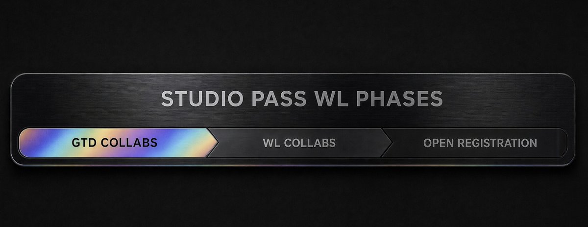 tokentunes's tweet photo. There will be (3) different WL phases for our upcoming studio pass on ETH 🎫

🥇 GTD Collabs -> best
🥈 WL Collabs -> priority
🥉 Open Registration -> fcfs

GTD has now begun and can be secured exclusively in our discord or through one of our collabs with various CT creators 🤝 https://t.co/3SOIReOdv1