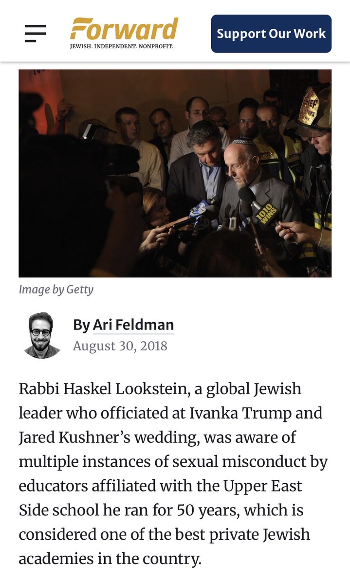 PhilipMSoeder's tweet photo. @jaredkushner Jared’s dad Charles pled guilty to sexually blackmailing Jared’s Uncle Bill.
Trump pardoned Charles &amp; made him US Ambassador to France. 
The rabbi who married Jared &amp; Ivanka is a pedophile protector. 
Kushner’s Gaza Project Sunrise plans likely predate 10-7-2023. 
Trashy family. https://t.co/QChFoC1y2j