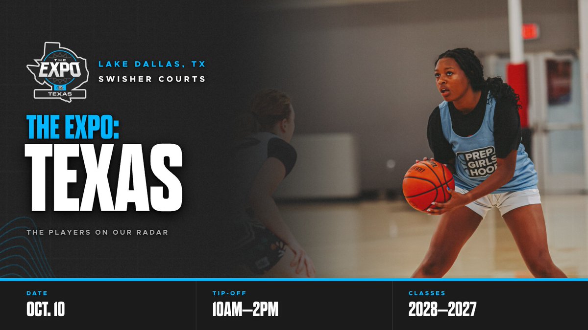 PGHTexas's tweet photo. Locked in and ready to make a name for themselves. 🔒 @PrepGirlsHoops 

Register here with Promo Code "SHOWCASE": https://t.co/y3AzzBuAZc
 
See you Saturday. 👋 @girlzprepreport @PlayerRIMedies 

#WherePlayersBecomeProspects #PGHTheExpoTexas2026 https://t.co/8YVP5JzMIp