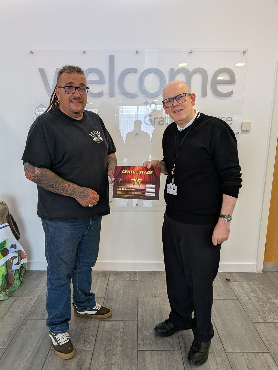 StageEventSec's tweet photo. This month's centre stage award goes to Lee! 
Lee was nominated for  being outstanding across all areas, a top customer service approach, personal appearance, and always a smile on his face. 
Congratulations lee 👏 https://t.co/OJE0woP9pR
