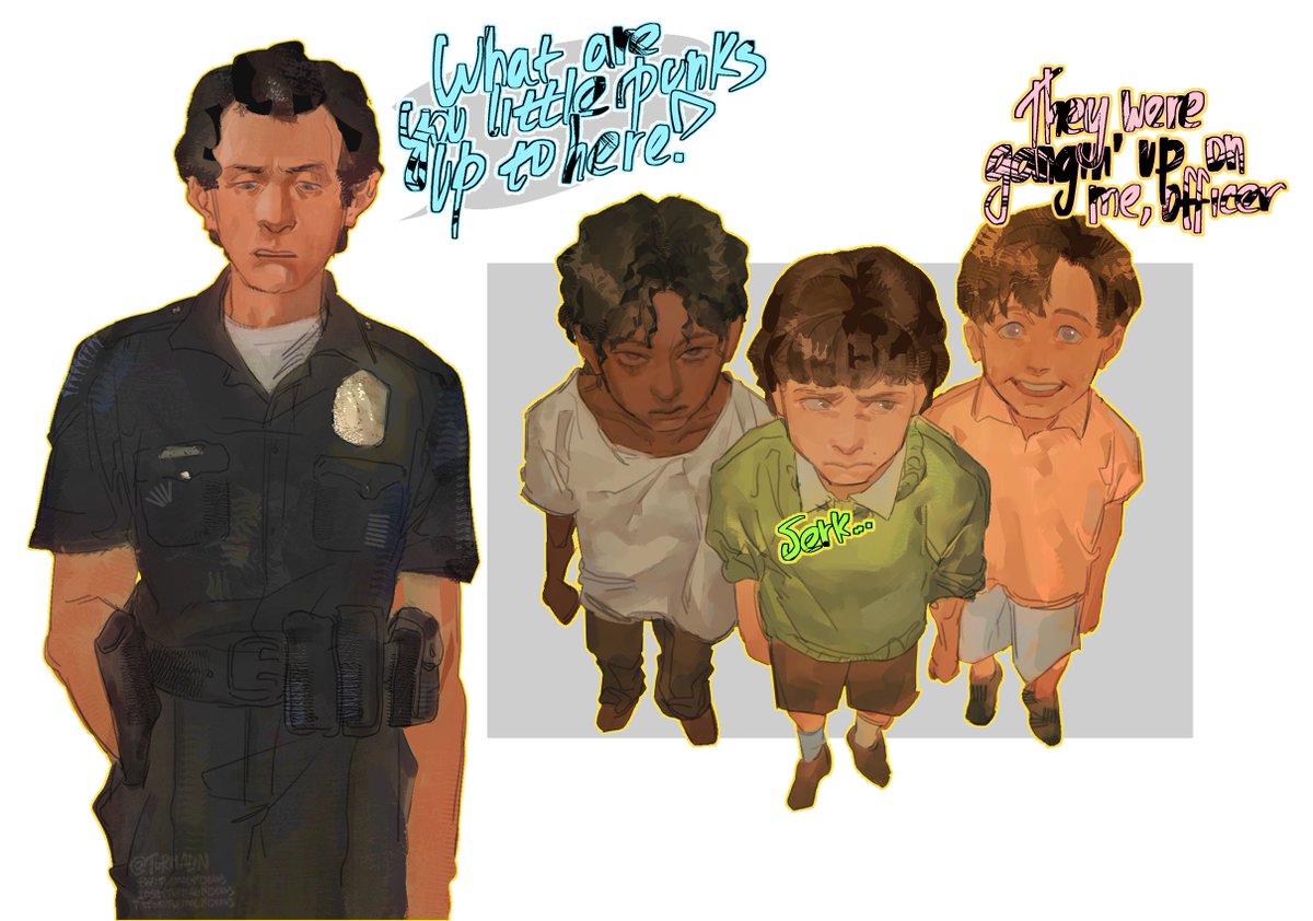 turmalindraws's tweet photo. when theres a big age gap in your circle but yall crazy 
#brba https://t.co/r9xi1C8orK