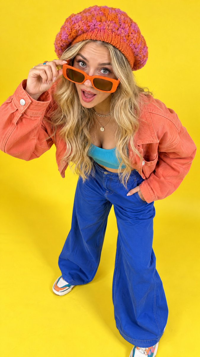 Playful colorful fashion editorial