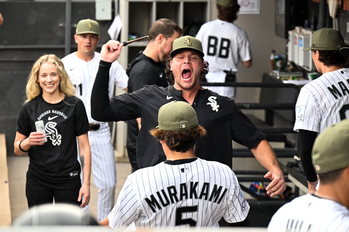 CodyStavenhagen's tweet photo. Mike Vasil has waved a wand and created a persona central to this White Sox season. He's a bringer of vibes, the ultimate energy guy. It's also a way of masking the pain of losing a season. 

https://t.co/ehHweq69mb https://t.co/W8qIGeMWg8